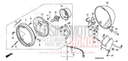 PROJECTEUR VF750CR de 1994